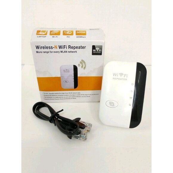 WIRELESS-N WIFI Repeater/Extender - 300Mbps WLAN Support - Picture 1 of 15